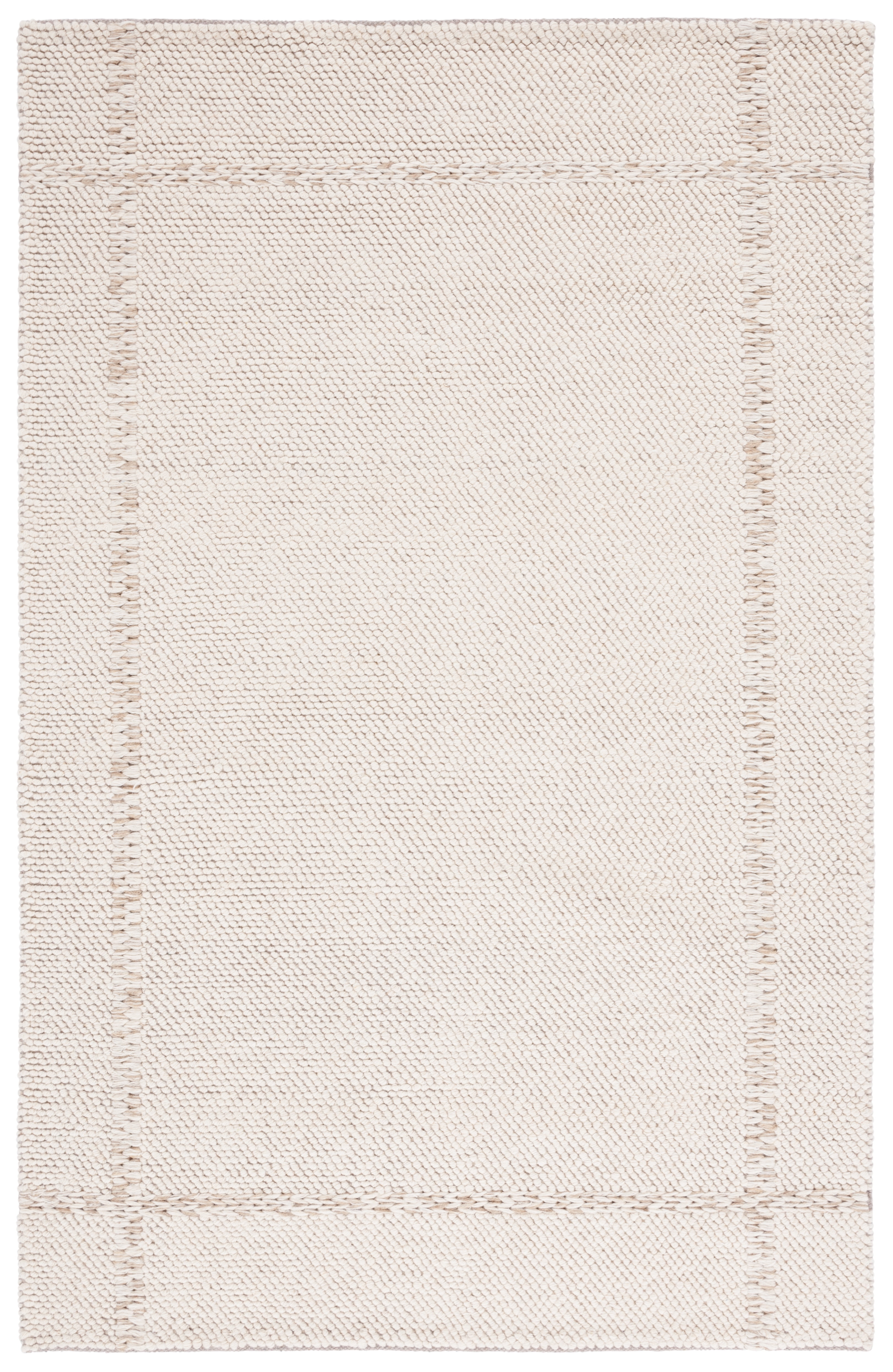SAFAVIEH Natura Devona Bordered Area Rug, Ivory, 4' x 6'