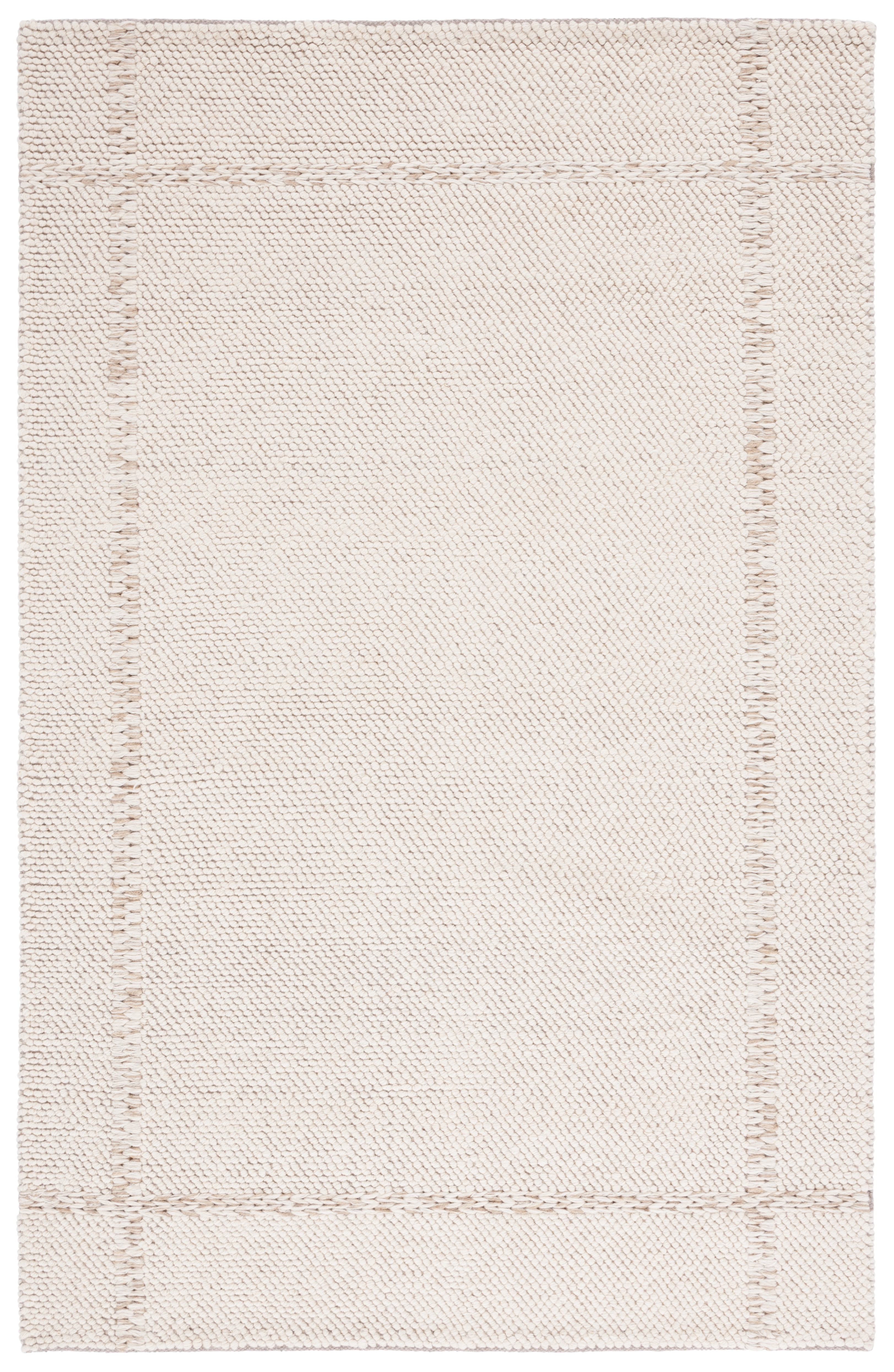 SAFAVIEH Natura Devona Bordered Area Rug, Ivory, 5' x 8'