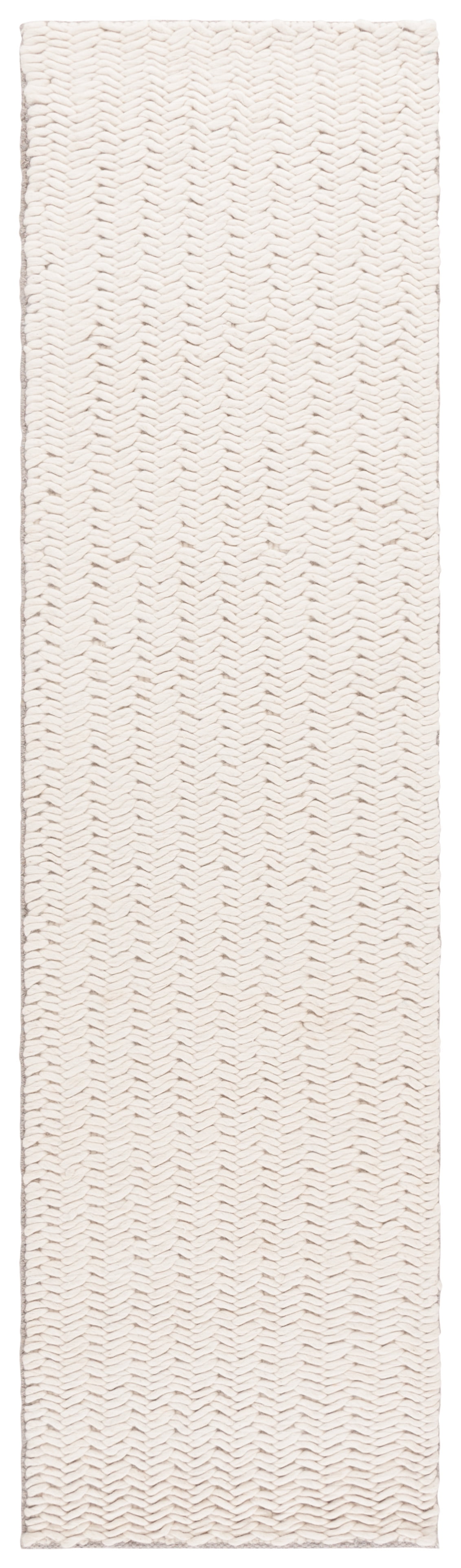 SAFAVIEH Natura Donella Striped Runner Rug, Ivory, 2'3" x 8'