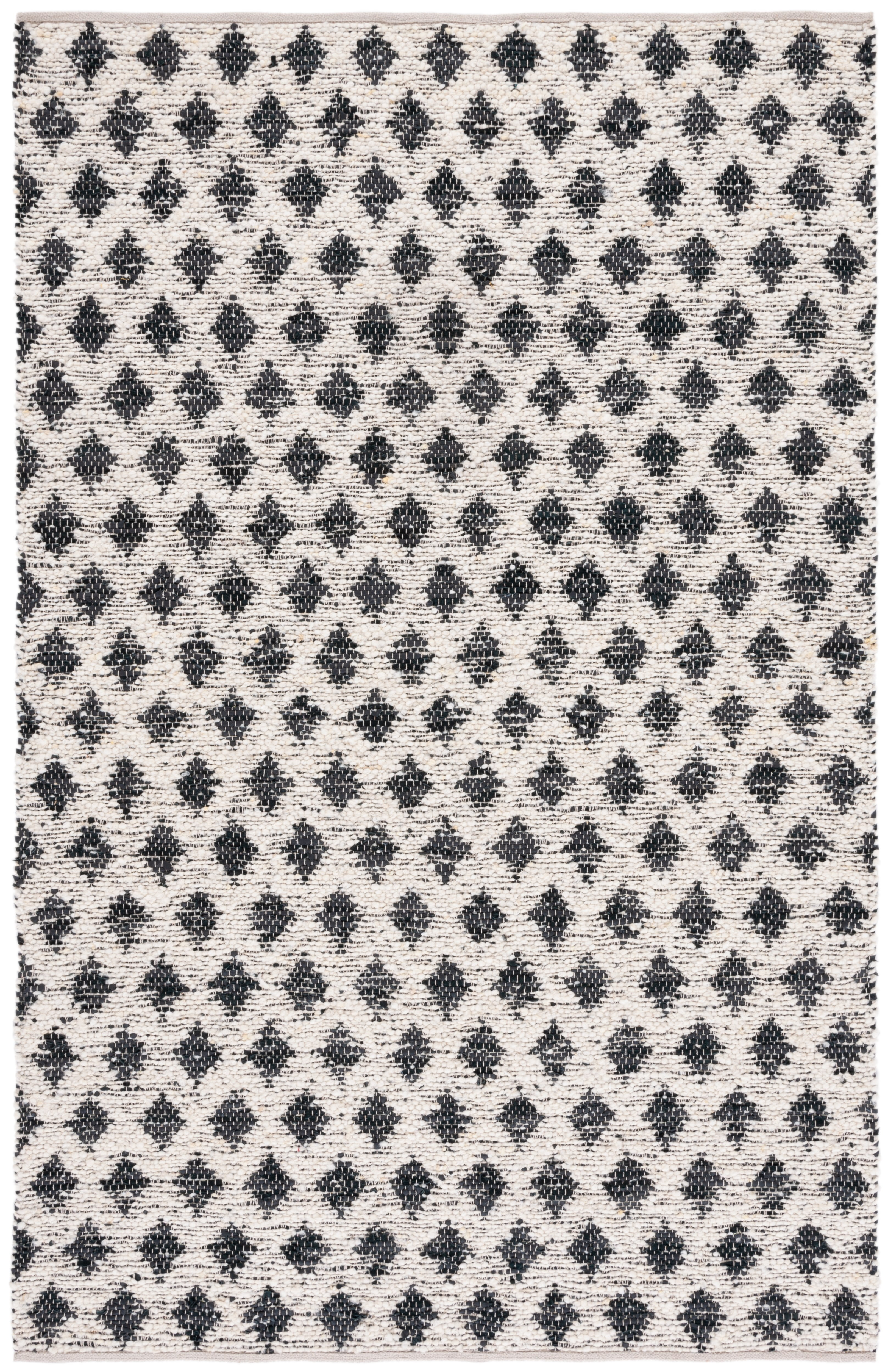 SAFAVIEH Natura Duncan Diamond Area Rug, Beige/Black, 3' x 5'