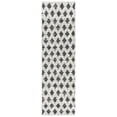 thumbnail image 1 of SAFAVIEH Natura Duncan Diamond Runner Rug, Beige/Black, 2'3" x 8', 1 of 8