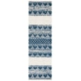 thumbnail image 1 of SAFAVIEH Natura Dusan Geometric Runner Rug, Navy/Ivory, 2'3" x 8', 1 of 8