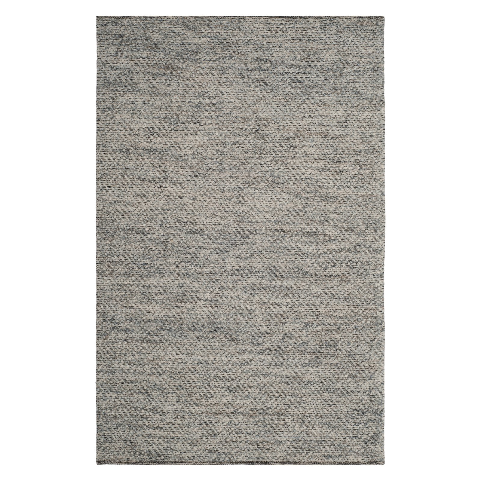 Camel and Grey Handmade Wool Runner Rug, 2'3" x 12'
