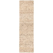 SAFAVIEH Natura Earnestine Solid Runner Rug, Beige, 2' x 5'