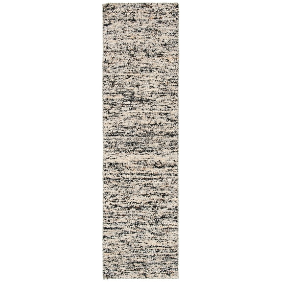 SAFAVIEH Natura Earnestine Solid Runner Rug, Beige/Grey, 2'3" x 8'