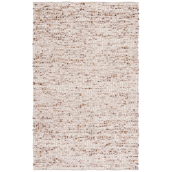 SAFAVIEH Natura Edith Distressed Area Rug, Ivory/Beige, 3' x 5'