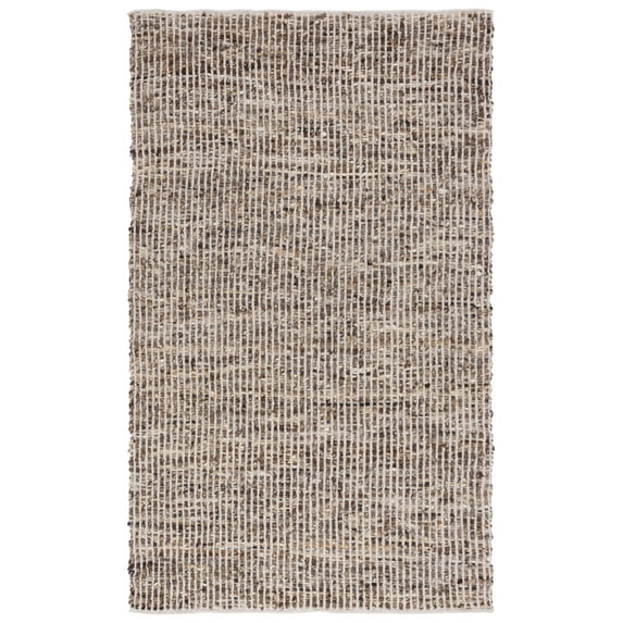 SAFAVIEH Natura Edith Distressed Area Rug, Ivory/Taupe, 8' x 10'