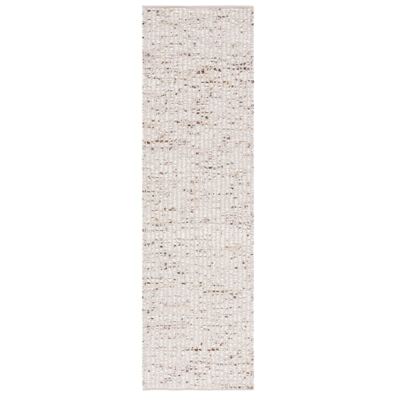 SAFAVIEH Natura Edith Distressed Runner Rug, Ivory/Beige, 2'3" x 8'