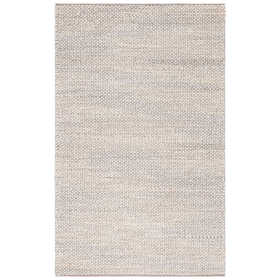 SAFAVIEH Natura Elias Distressed Area Rug, Natural/Light Grey, 6' x 9'