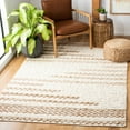 thumbnail image 1 of SAFAVIEH Natura Emmit Abstract Area Rug, Ivory/Brown, 8' x 10', 1 of 10