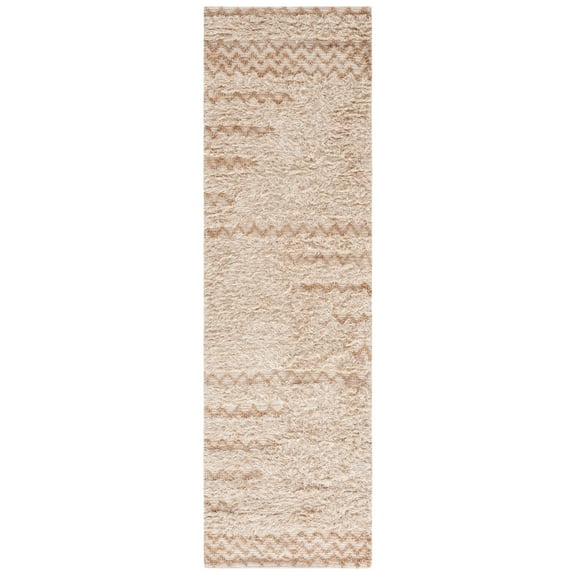 SAFAVIEH Natura Emmit Abstract Runner Rug, Beige/Natural, 2'3" x 8'