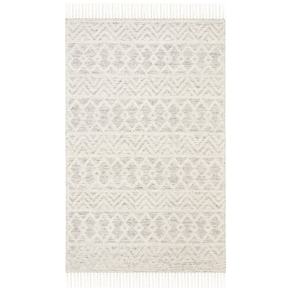 SAFAVIEH Natura Endika Geometric Area Rug, Ivory/Black, 10' x 14'