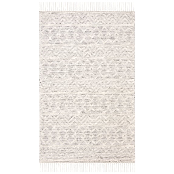 SAFAVIEH Natura Endika Geometric Area Rug, Ivory/Black, 11' x 15'