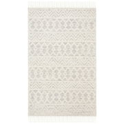 SAFAVIEH Natura Endika Geometric Area Rug, Ivory/Black, 8' x 10'