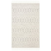 SAFAVIEH Natura Endika Geometric Area Rug, Ivory/Black, 8' x 10'