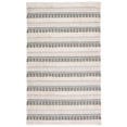 thumbnail image 1 of SAFAVIEH Natura Ermintrude Striped Cotton Area Rug, Beige/Grey, 6' x 9', 1 of 11