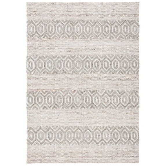 SAFAVIEH Natura Ernesto Geometric Area Rug, Beige/Ivory, 5' x 8'