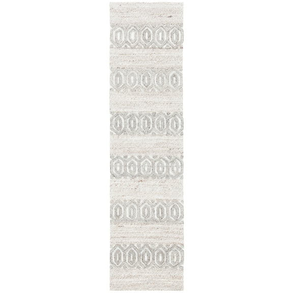 SAFAVIEH Natura Ernesto Geometric Runner Rug, Beige/Ivory, 2'3" x 9'