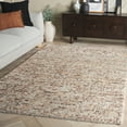 thumbnail image 1 of SAFAVIEH Natura Feride Geometric Area Rug, Dark Brown/Beige, 4' x 6' - Scandinavian Design, Dark Brown & Beige, Handmade Wool Blend, Ideal for Living Room, Bedroom, Dining Space, Entryway, Bathroom,, 1 of 11