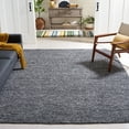 thumbnail image 1 of SAFAVIEH Natura Feride Geometric Area Rug, Dark Grey, 8' x 8' Square - Scandinavian Design, Dark Grey, Handmade Wool Blend, Ideal for Living Room, Bedroom, Dining Space, 1 of 8