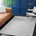thumbnail image 1 of SAFAVIEH Natura Feride Geometric Area Rug, Light Grey/Ivory, 4' x 4' Square - Scandinavian Design, Light Grey & Ivory, Handmade Wool Blend, Ideal for Living Room, Bedroom, Dining Space, 1 of 11