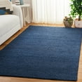 thumbnail image 1 of SAFAVIEH Natura Feride Geometric Area Rug, Navy Blue, 5' x 8' - Scandinavian Design, Navy & Blue, Handmade Wool Blend, Ideal for Living Room, Bedroom, Dining Space, 1 of 10