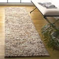 thumbnail image 1 of SAFAVIEH Natura Feride Geometric Runner Rug, Dark Brown/Beige, 2'3" x 8' - Scandinavian Design, Dark Brown & Beige, Handmade Wool Blend, Ideal for Living Room, Bedroom, Dining Space, Entryway, Hallwa, 1 of 10