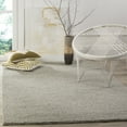 thumbnail image 1 of SAFAVIEH Natura Feride Solid Braided Wool Area Rug, Silver, 8' x 10' - Large - Scandinavian Design, Silver, Handmade Wool Blend, Ideal for Living Room, Bedroom, Dining Space, 1 of 8