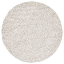 SAFAVIEH Natura Finn Distressed Area Rug, Beige/Ivory, 8' x 8' Round
