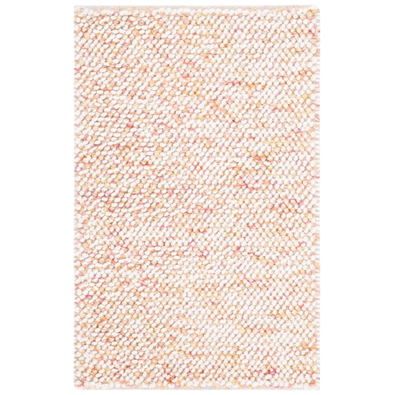 SAFAVIEH Natura Finn Distressed Area Rug, Red/Ivory, 3' x 5'