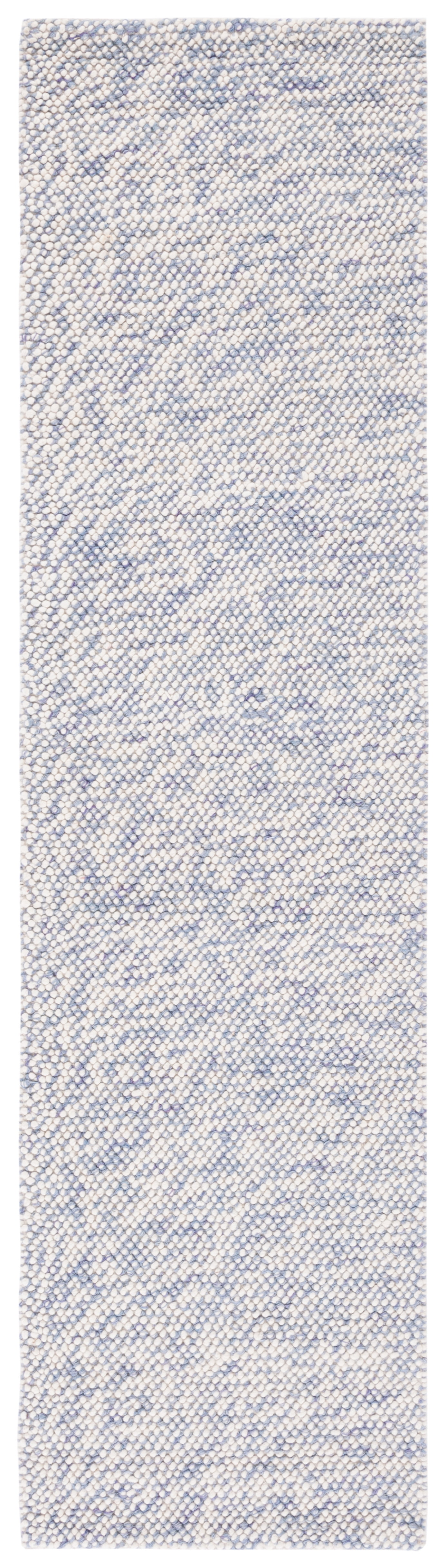 SAFAVIEH Natura Finn Distressed Runner Rug, Blue/Ivory, 2'3" x 9 ...
