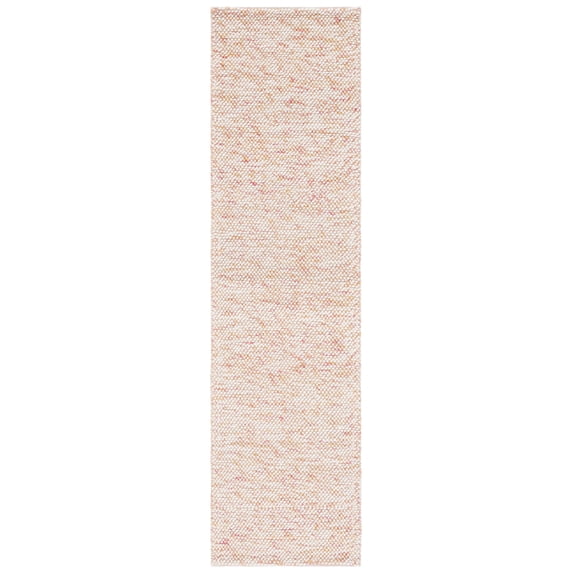 SAFAVIEH Natura Finn Distressed Runner Rug, Red/Ivory, 2'3" x 9'