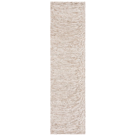 SAFAVIEH Natura Finn Distressed Runner Rug, Sage/Ivory, 2'3" x 9'