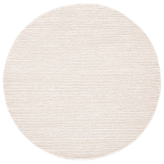 SAFAVIEH Natura Fredrick Striped Area Rug, Ivory, 10' x 10' Round