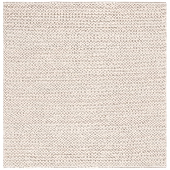 SAFAVIEH Natura Fredrick Striped Area Rug, Ivory, 8' x 8' Square