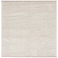 thumbnail image 1 of SAFAVIEH Natura Fredrick Striped Area Rug, Ivory/Beige, 4' x 4' Square, 1 of 11