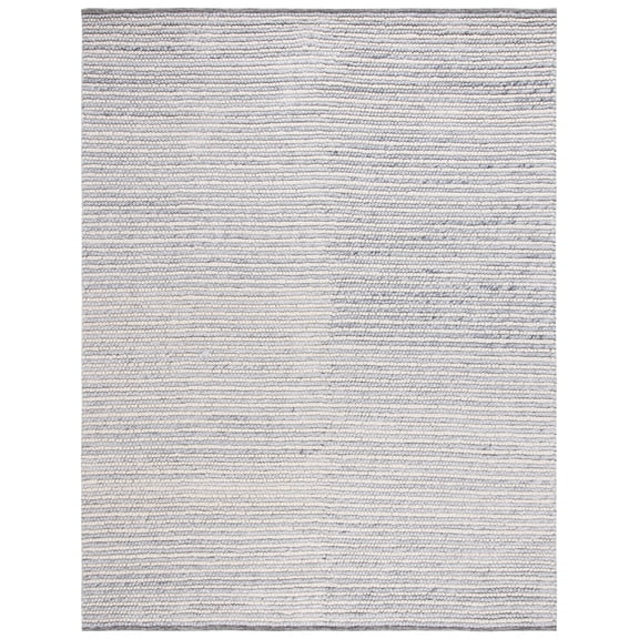 SAFAVIEH Natura Fredrick Striped Area Rug, Ivory/Blue, 8' x 10'