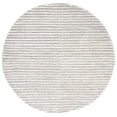 thumbnail image 1 of SAFAVIEH Natura Fredrick Striped Area Rug, Ivory/Grey, 6' x 6' Round, 1 of 8