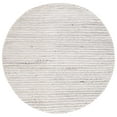 thumbnail image 1 of SAFAVIEH Natura Fredrick Striped Area Rug, Ivory/Light Grey, 4' x 4' Round, 1 of 11