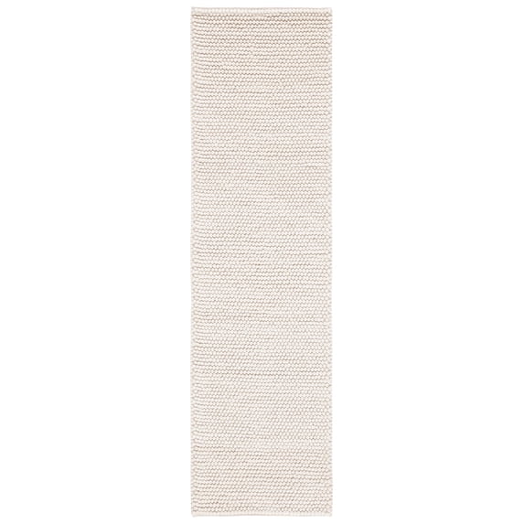 SAFAVIEH Natura Fredrick Striped Runner Rug, Ivory, 2'3" x 7'