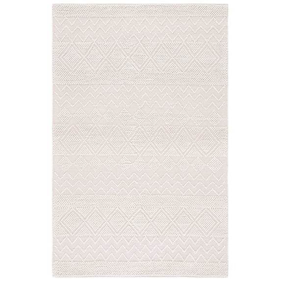 SAFAVIEH Natura Georgiana Diamond Area Rug, Ivory, 10' x 14'