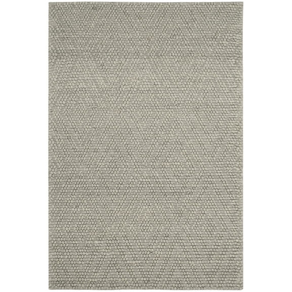 SAFAVIEH Natura Glenda Geometric Area Rug, Silver, 4' x 6'