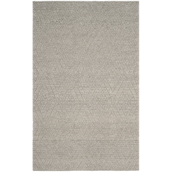 SAFAVIEH Natura Glenda Geometric Area Rug, Silver, 5' x 8'