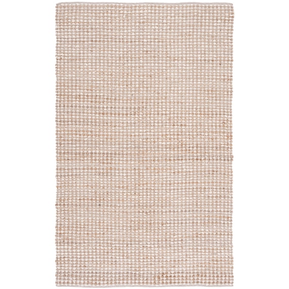 SAFAVIEH Natura Greg Geometric Area Rug, Beige/Ivory, 2'3" x 4'