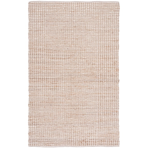 SAFAVIEH Natura Greg Geometric Area Rug, Beige/Ivory, 2'3" x 4'