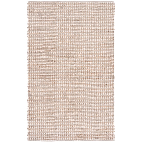 SAFAVIEH Natura Greg Geometric Area Rug, Beige/Ivory, 6' x 9'