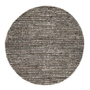 SAFAVIEH Natura Greg Geometric Area Rug, Black/Ivory, 6' x 6' Round