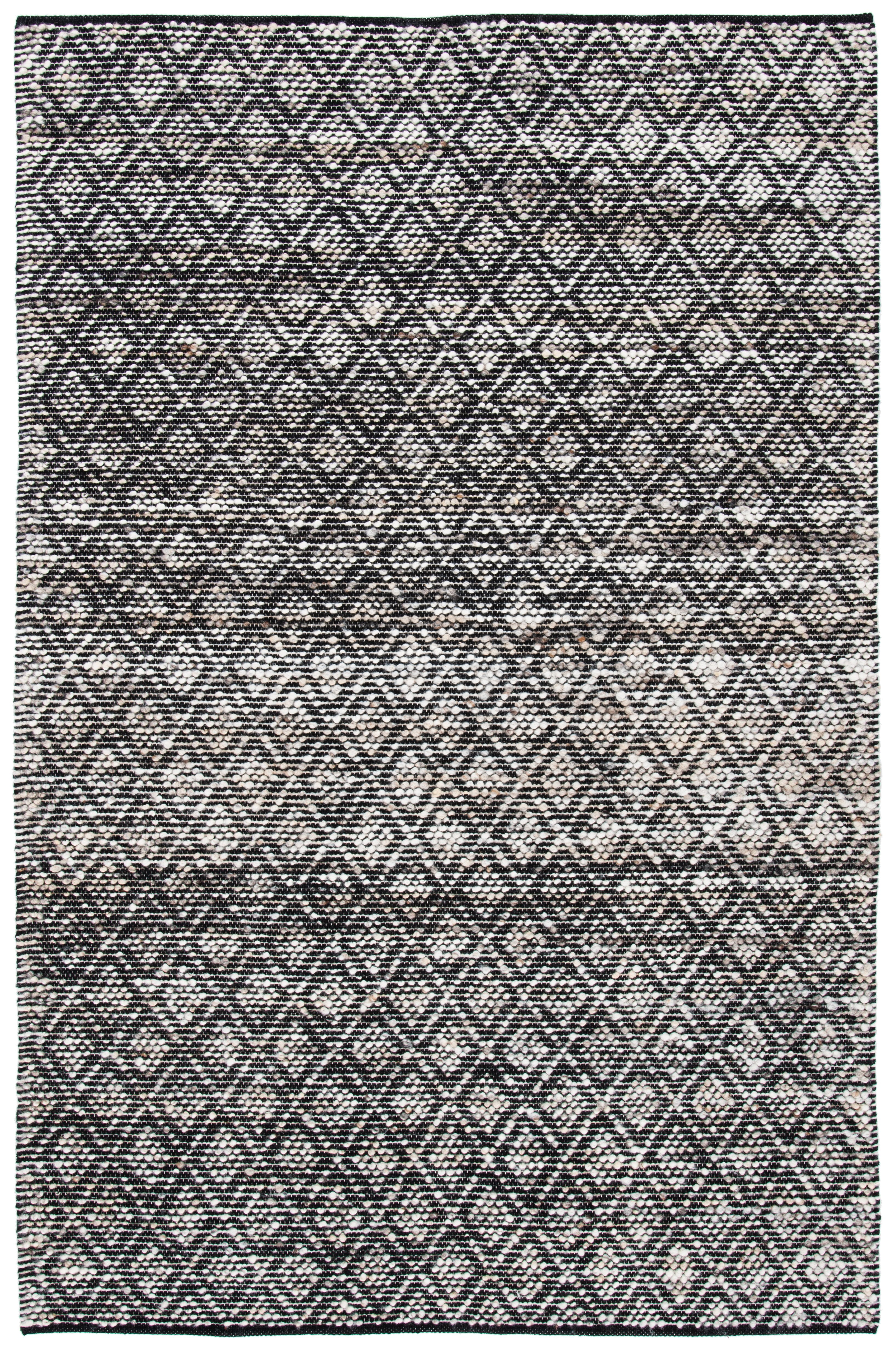 Ivory Soft Diamond Lattice 3'x5' Reversible Synthetic Rug