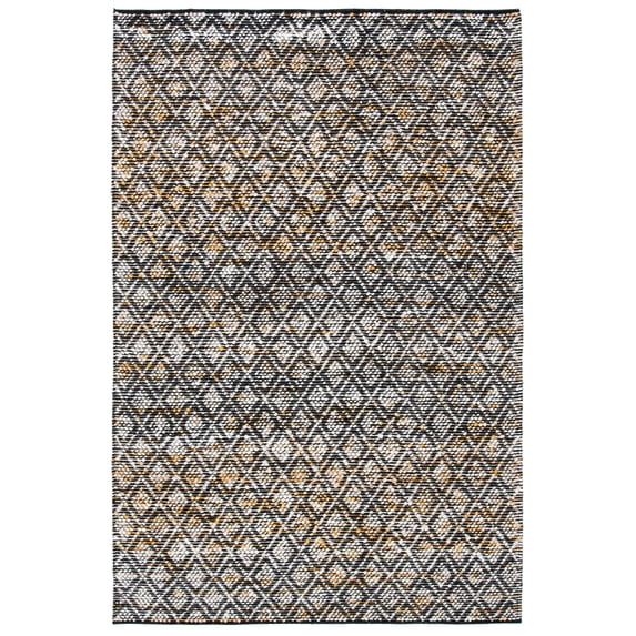 SAFAVIEH Natura Harold Diamond Area Rug, Ivory/Yellow, 3' x 5'