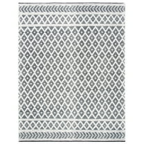 SAFAVIEH Natura Hollie Geometric Area Rug, Ivory/Black, 8' x 10'
